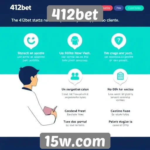 Interação e suporte ao cliente no site 412bet