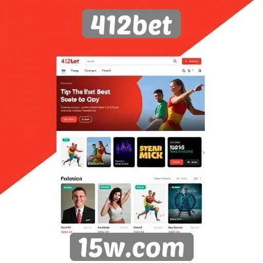 Análise da interface do usuário do site 412bet